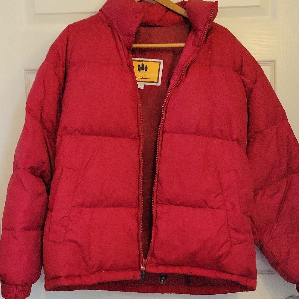 Women's Red Puffer Jacket